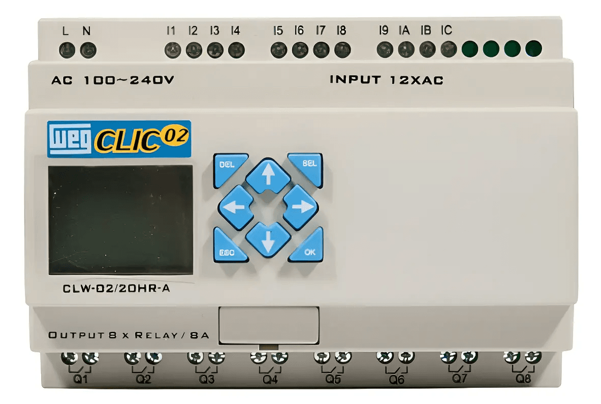 CLP WEG CLIC 02 (modelo CLW-02) — controlador para automação industrial